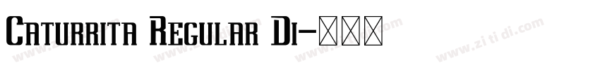Caturrita Regular Di字体转换